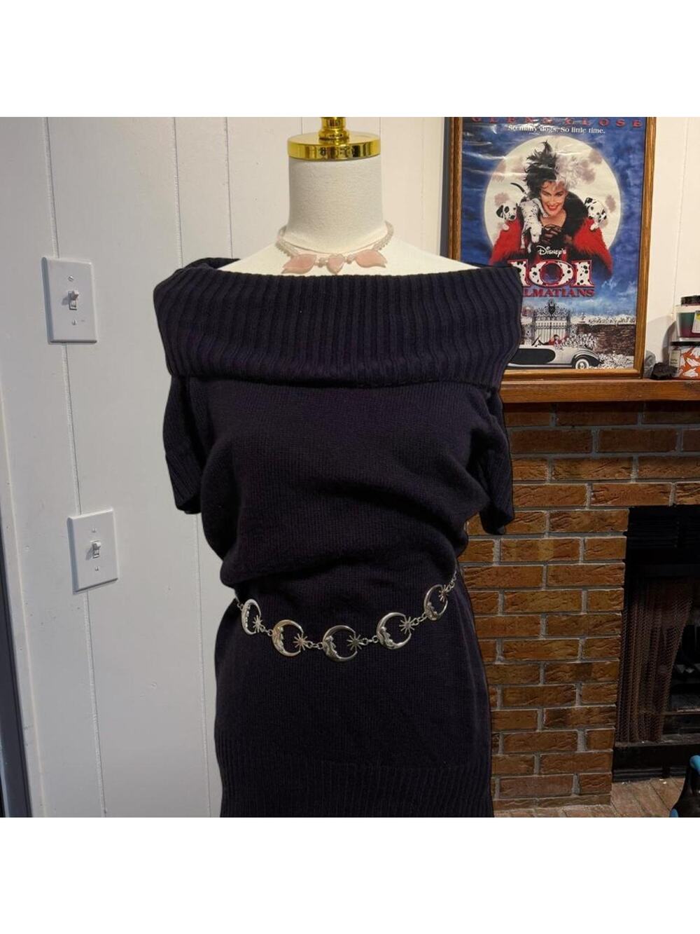 BCX dark purple off the shoulder sweater Size Large